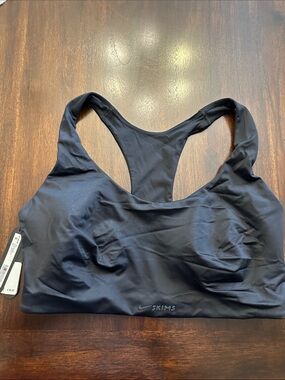 SKIMS Black Racerback Sports Bralette